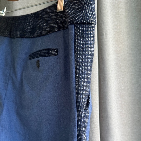 Women’s Blue Pants Billy Reid size 8 Pockets Zipper Business Casual - Picture 11 of 13